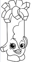 Swiss Miss Shopkins Coloring Page