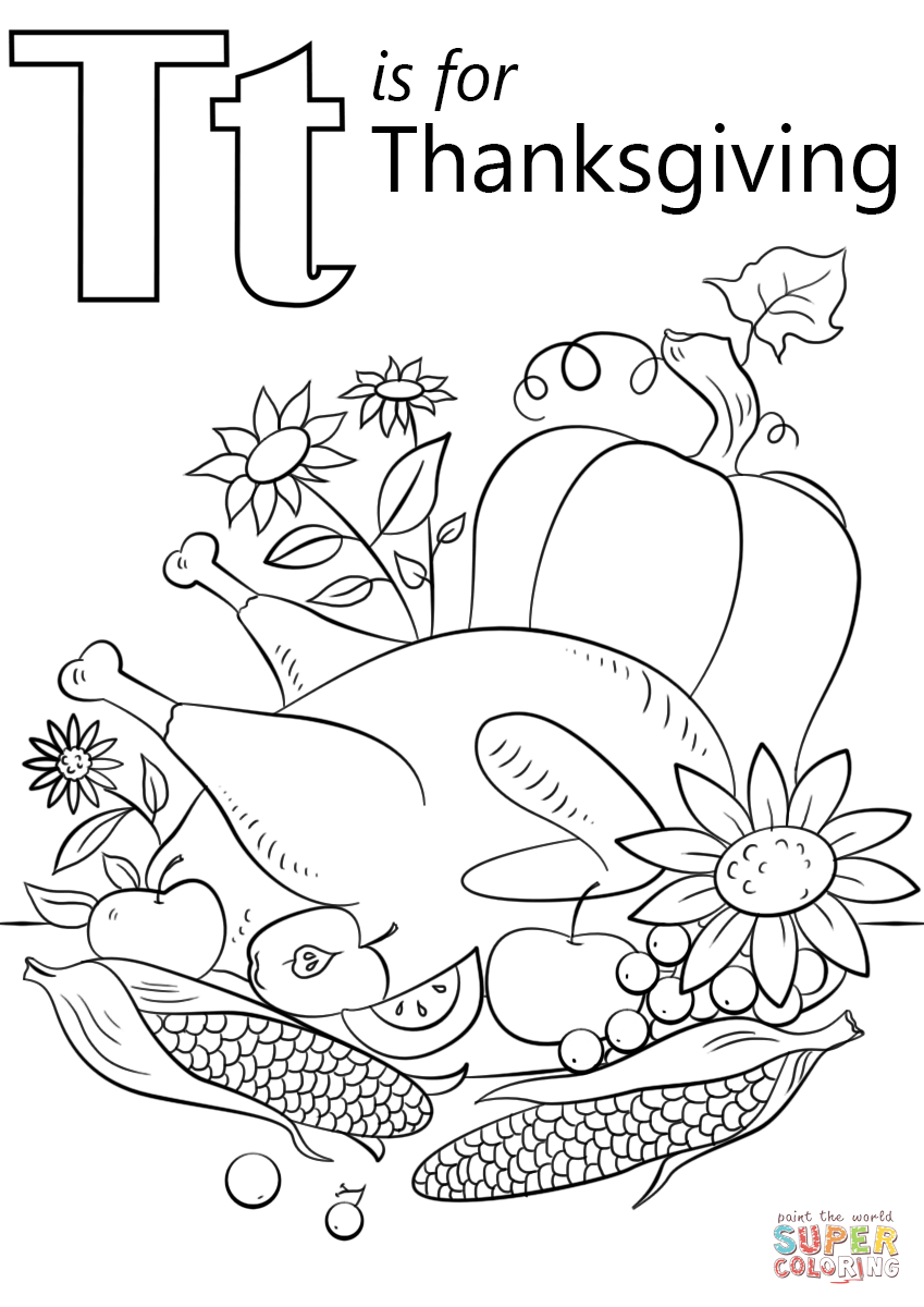 T est pour Thanksgiving de la lettre T