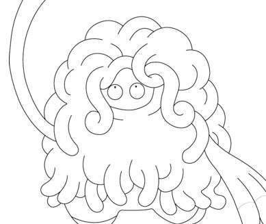 Tangrowth Pokemon Coloring Page