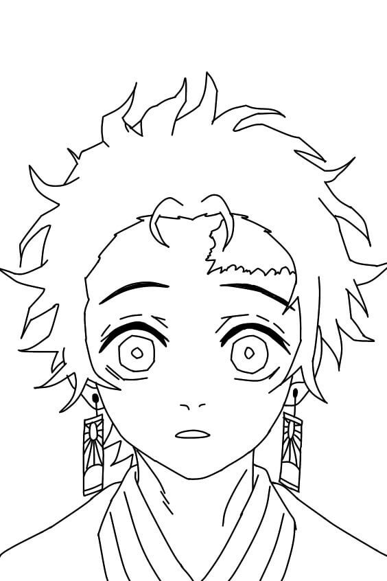 Demon Slayer Printable Coloring Pages Printable Word Searches