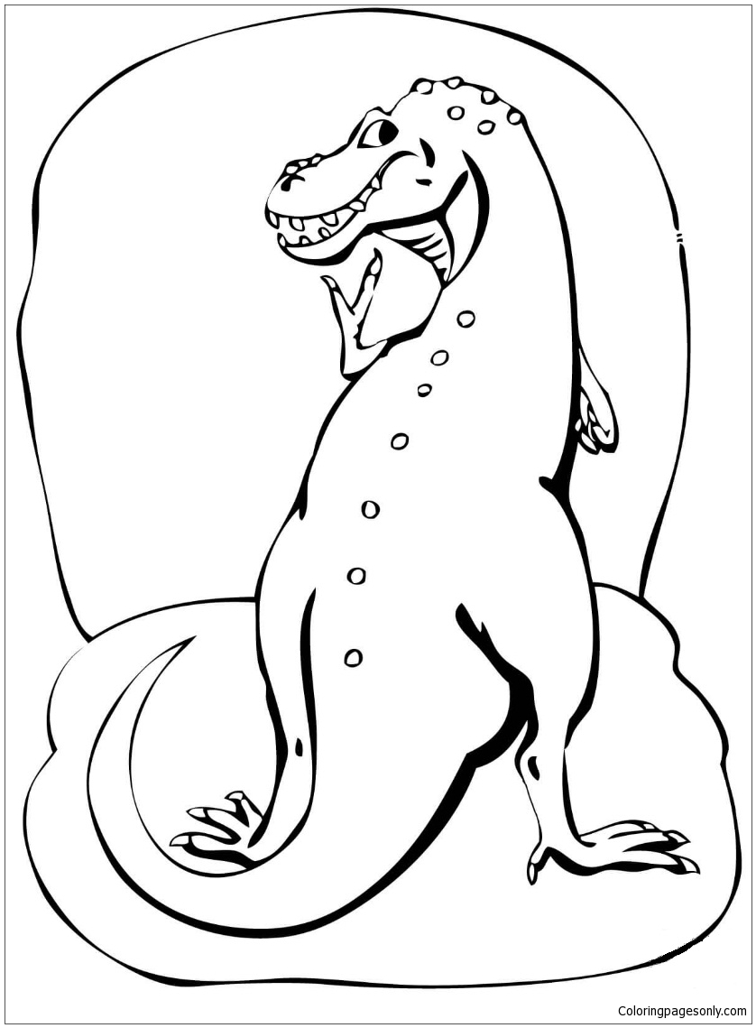 Tarbosaurus Theropod Dinosaur Coloring Pages