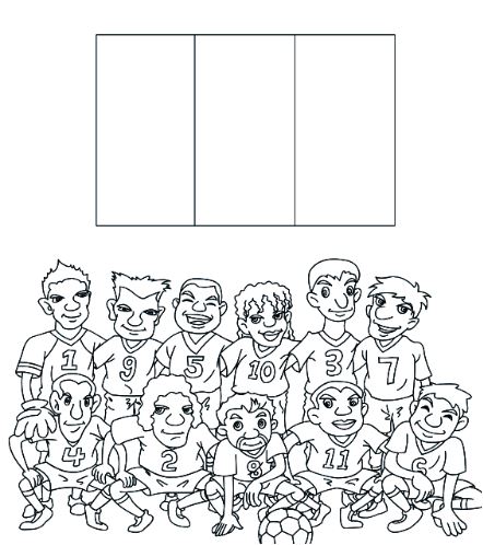 Team of France Coloring Pages