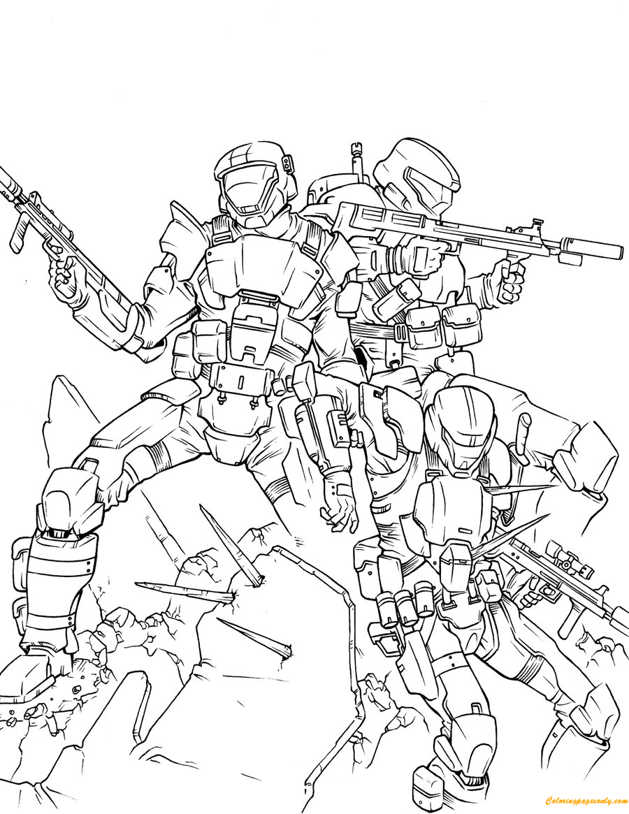 Equipe de Halo ODST de Halo