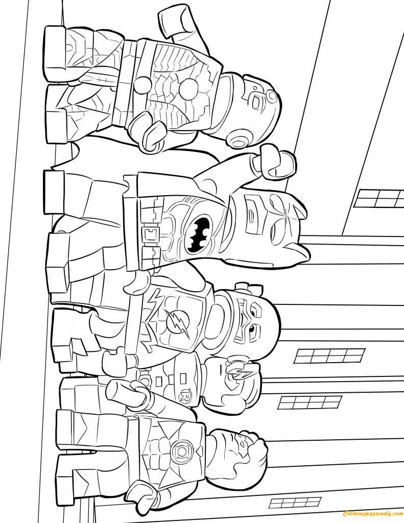 Download Team Of Lego Coloring Pages - Toys and Dolls Coloring Pages - Free Printable Coloring Pages Online