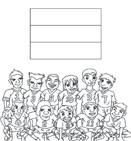 Team of Russia Coloring Pages