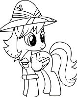 Teddie Safari from My Little Pony Coloring Page