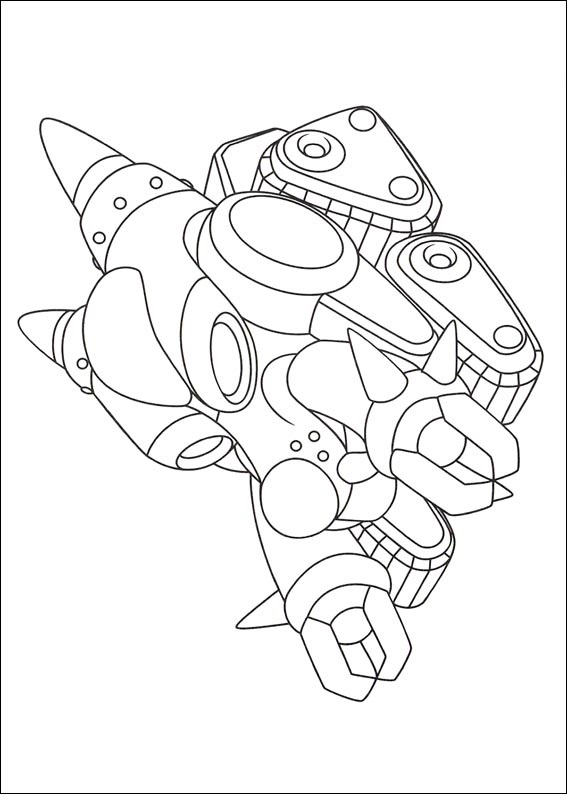 Termination robot from Astro Boy Coloring Pages