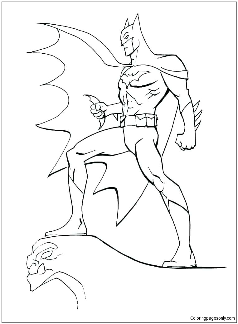 Download Terrific Batman Coloring Page - Free Coloring Pages Online