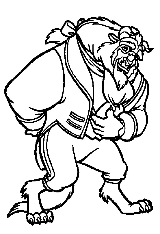 The Beast Coloring Pages