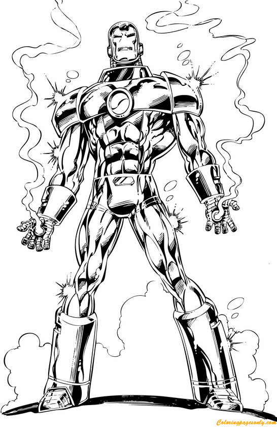 the best armor of iron man coloring page  free coloring