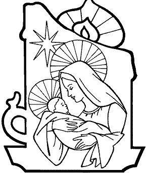 The Candle of Hope Coloring Pages