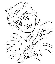 The Classic Ben 10 Coloring Page