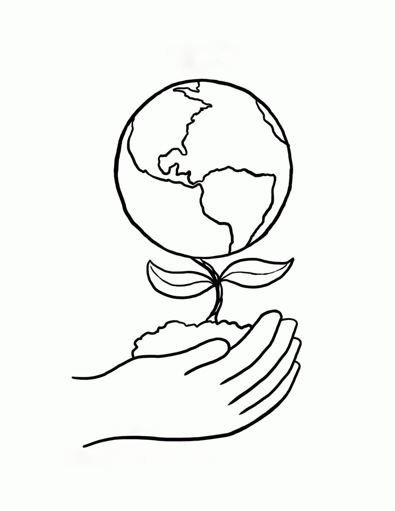 The earth plant Coloring Pages