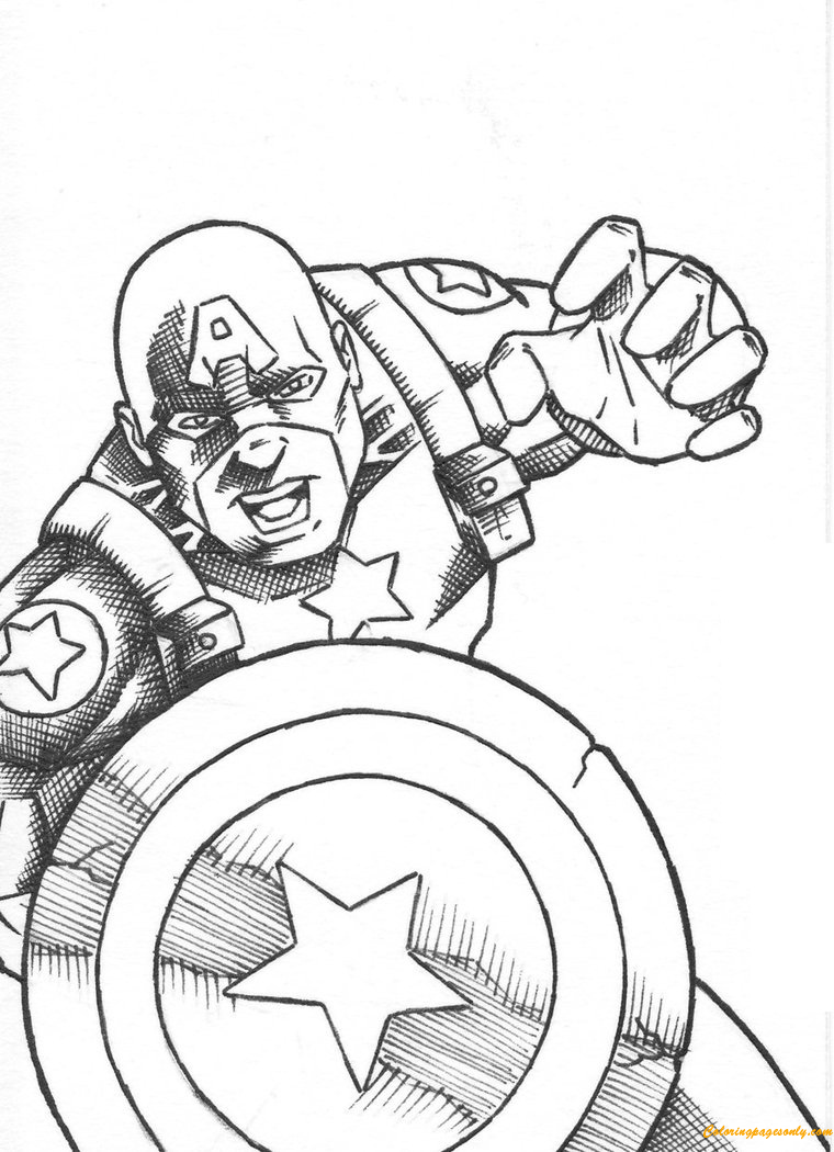 Первый мститель Капитан Америка из «Мстителей»