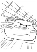 McQueen is The First from Disney Cars Coloring Page