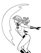 The Invisible Woman Coloring Page