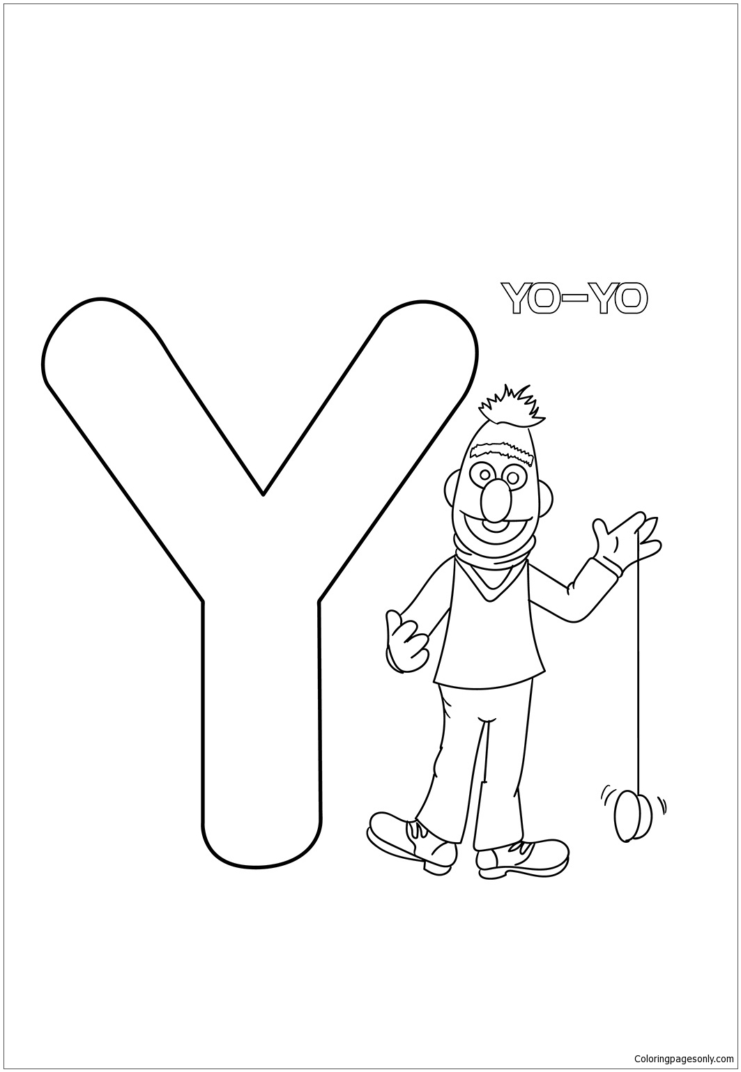 The Its Play Time Coloring Pages - Letter Y Coloring Pages - Coloring