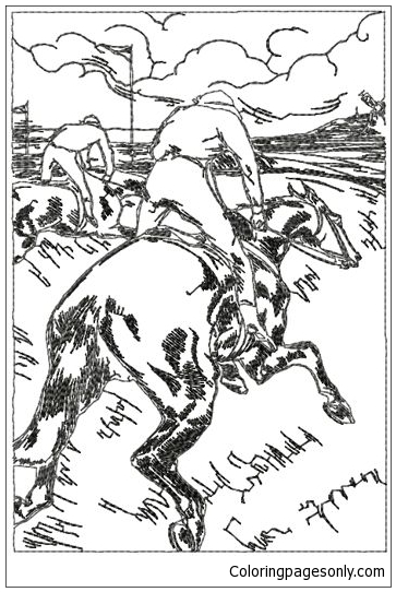 亨利·德·图卢兹·劳特累克的《骑师》，选自名画