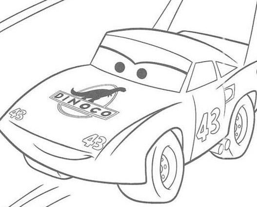 The King Car Coloring Pages