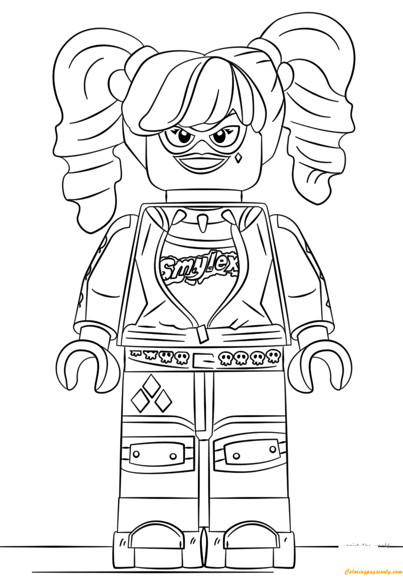 the lego batman harley quinn coloring pages toys and dolls coloring