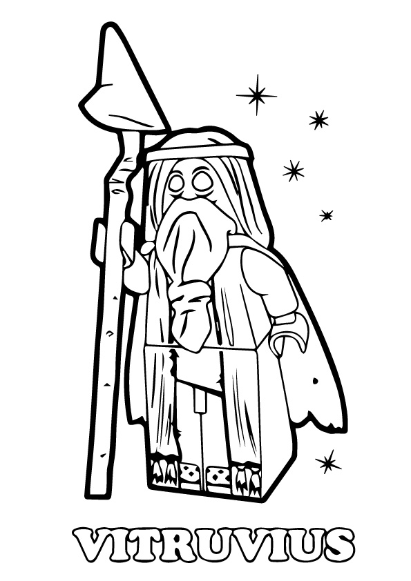 The Lego Vitruvius Coloring Pages