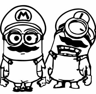 The Minions Coloring Page