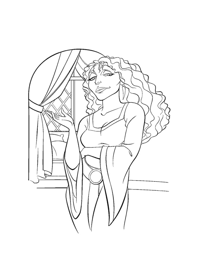 Ugly Princess Coloring Page