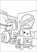 Rust-eze 95  from Disney Cars Coloring Page