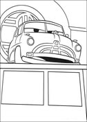 Doc Hudson from Disney Cars Coloring Pages