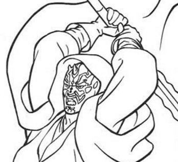 The Sith Darth Maul Coloring Pages