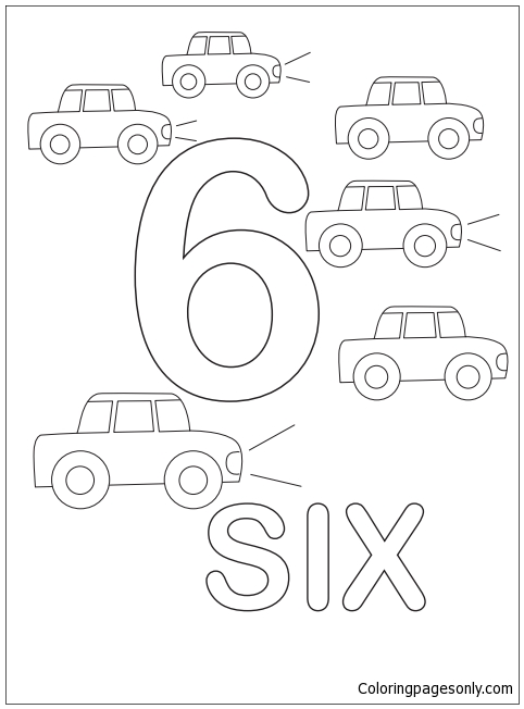 The Six Cars from Numbers