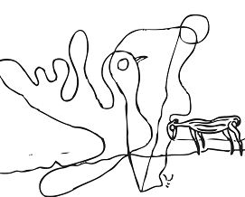 The Spectral Cow By Salvador Dali Coloring Page