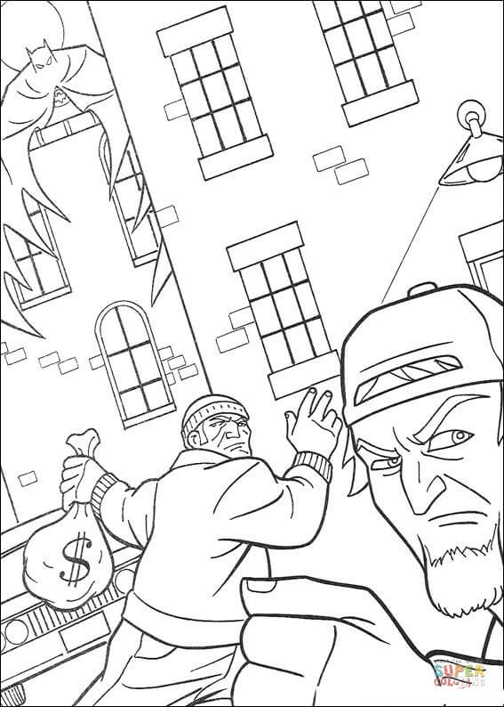 The Thief  From Batman Coloring Pages