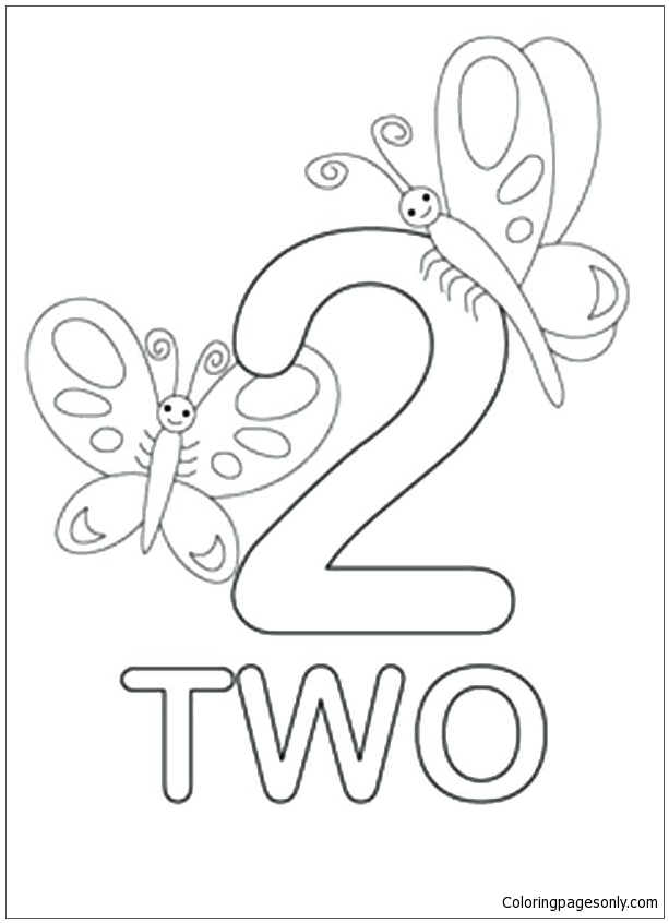 The Two Butterflies from Numbers