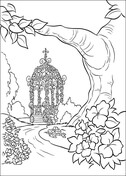The Wedding Capel  from Cinderella Coloring Page