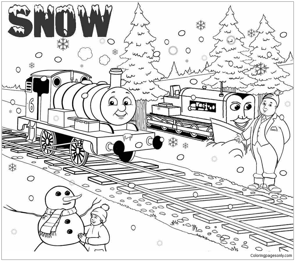 thomas the train coloring pages nature seasons