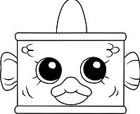 Tin a Tuna Shopkins Coloring Pages