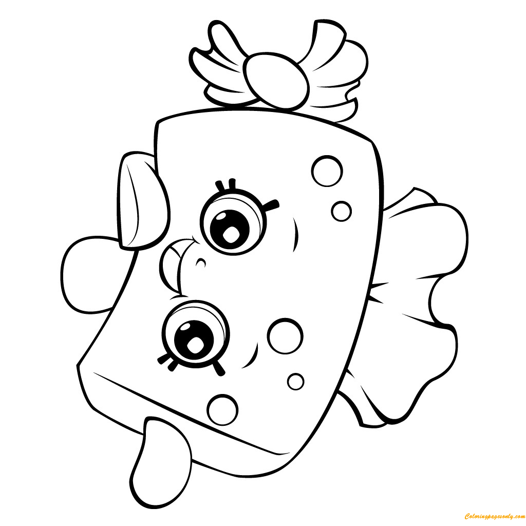 Tiny Tissues Shopkin Season 5 Coloring Pages - Shopkins Coloring Pages