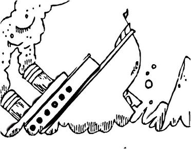 Titanic Coloring Page
