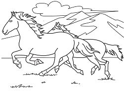 Top Horse Coloring Page