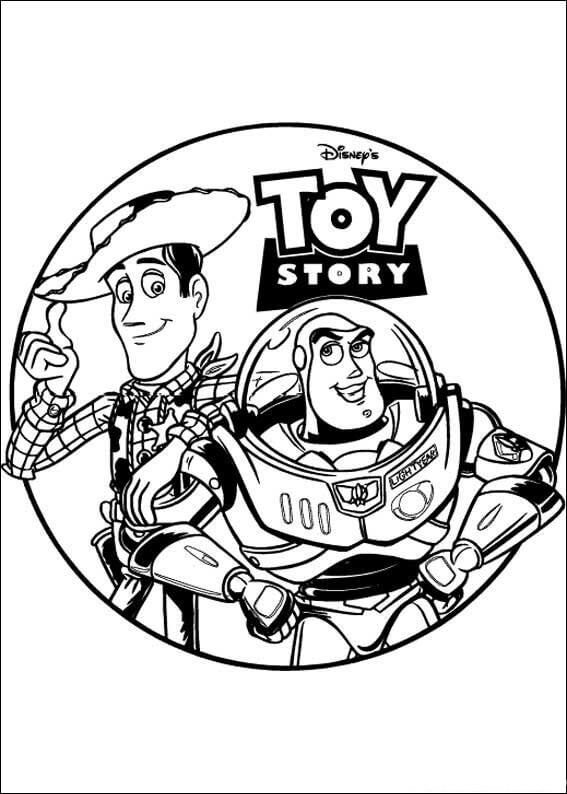 Toy Story 1 Coloring Page