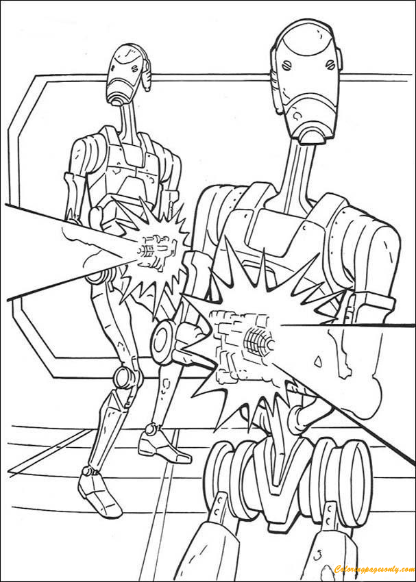 Trade Federation Robots Coloring Pages