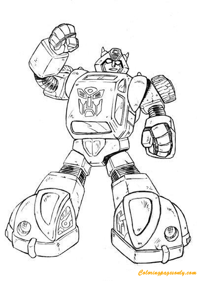 Transformers Bumblebee Tyran Coloring Pages