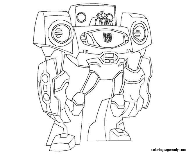 transformers coloring pages ironhide bull