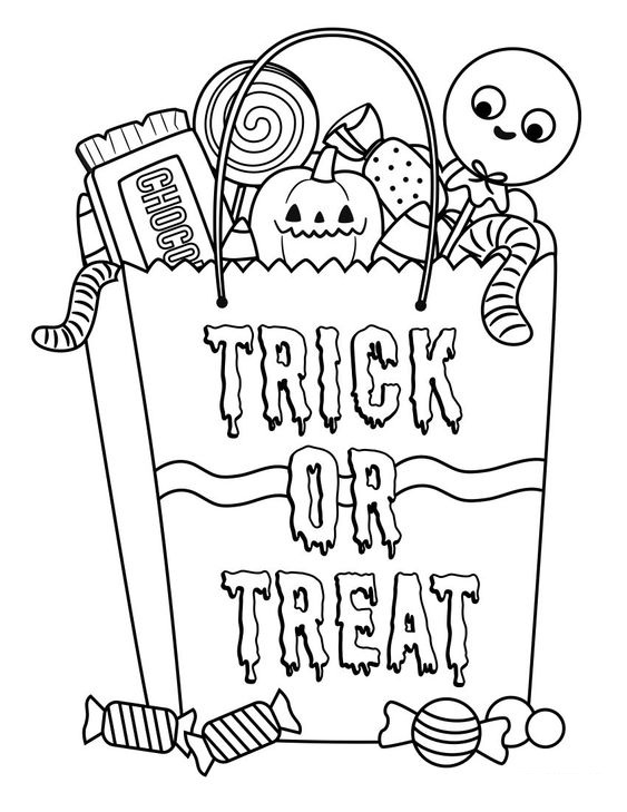 Trick or treat Halloween-pompoen van Halloween-pompoen
