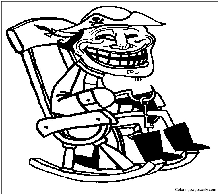 Troll Face Quest Coloring Page - Free Coloring Pages Online