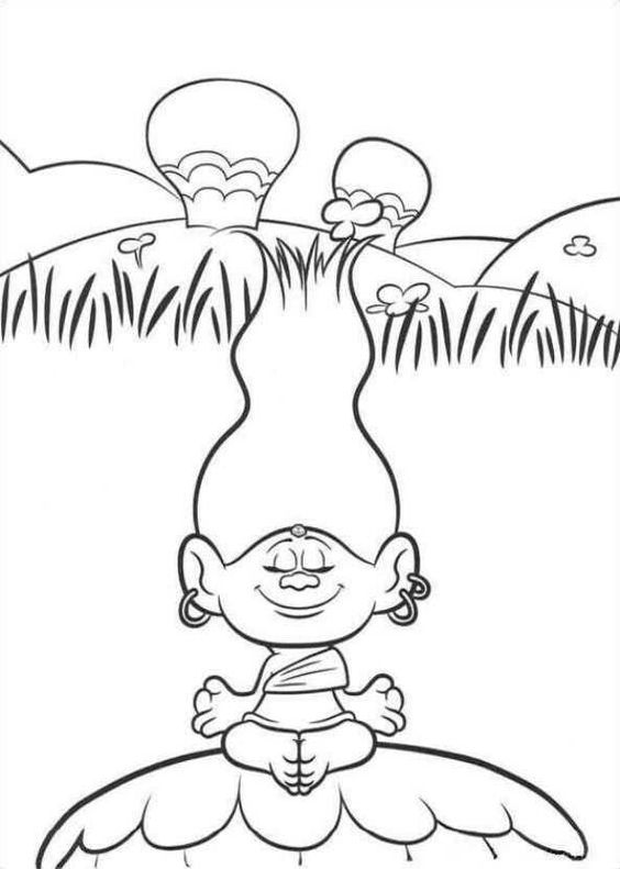 Troll Coloring Pages - Cartoons Coloring Pages - Free Printable