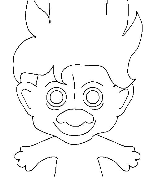 Trolls 6 Fantasy Coloring Pages
