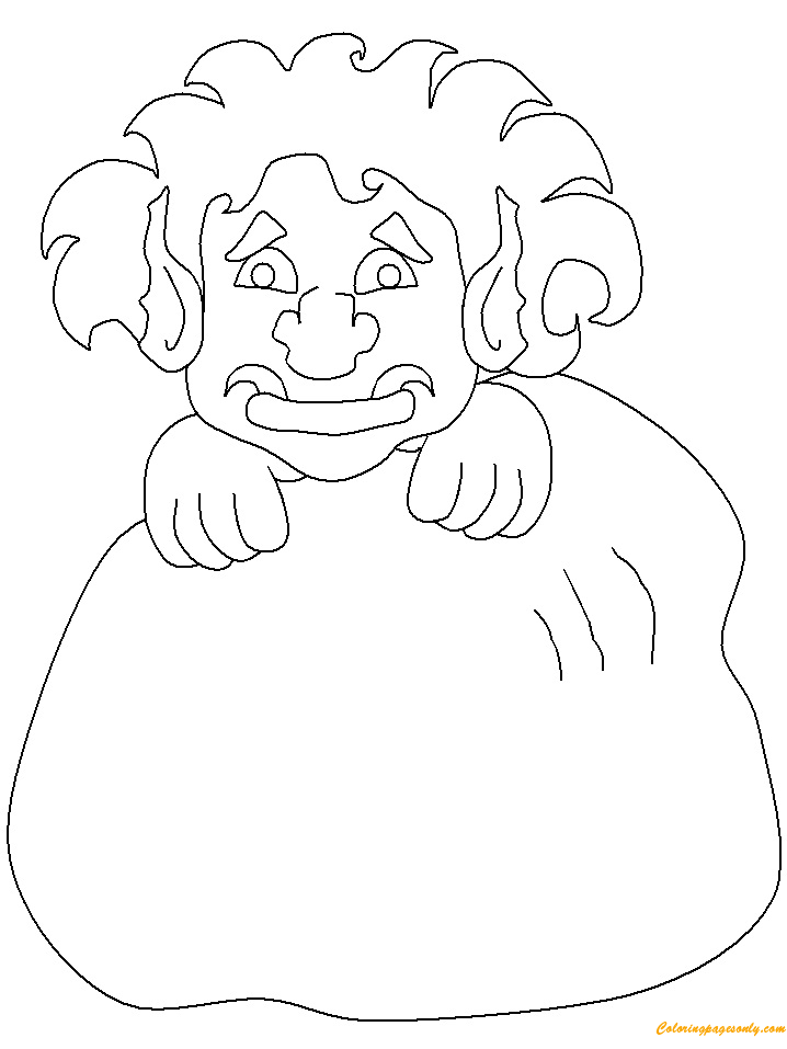 Trolls 9 Fantasy Coloring Pages