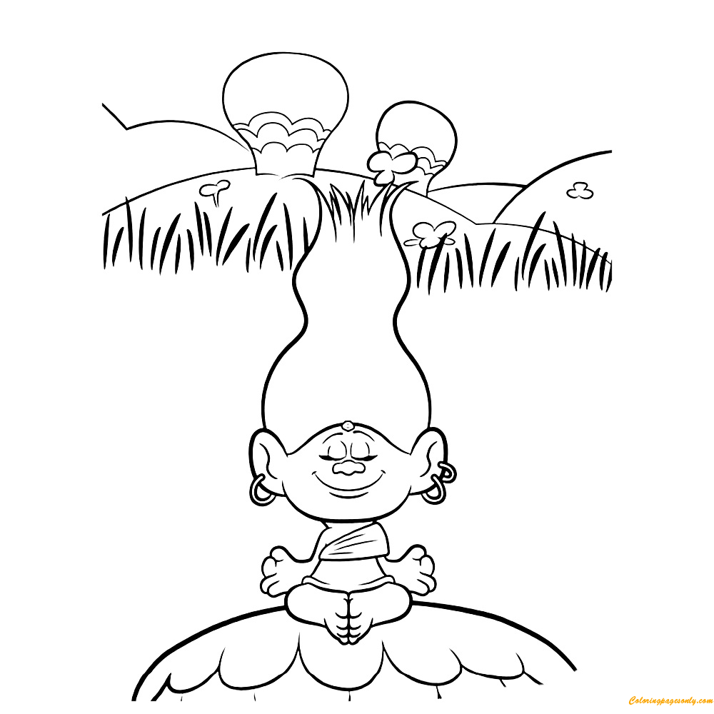 Trolls Zen Movie Coloring Pages Cartoons Coloring Pages Coloring Pages For Kids And Adults